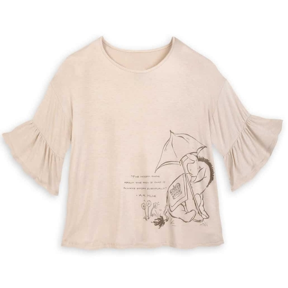 Disney Tops - NEW Disney Parks Winnie The Pooh Eeyore Cream Lightweight Top Size Medium